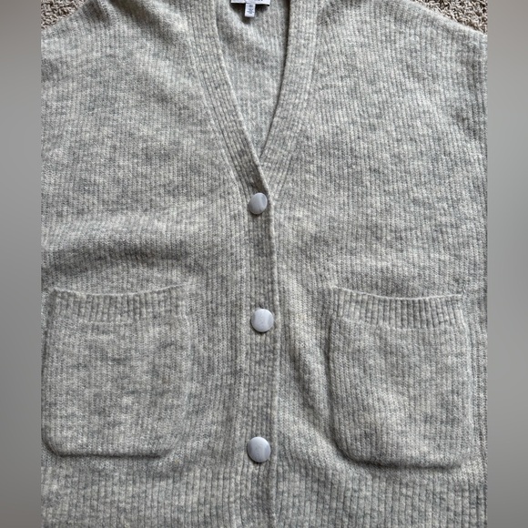 & Other Stories Alpaca Gray Oversized Cardigan Size Small - Picture 5 of 12